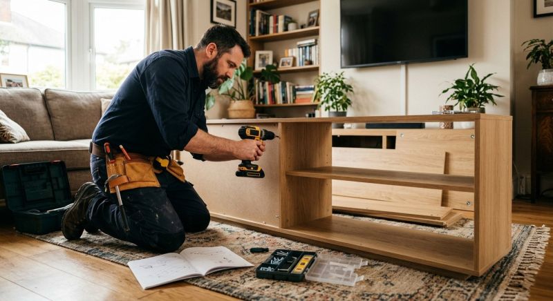 TV Cabinet Assembly in Kansas City, KS