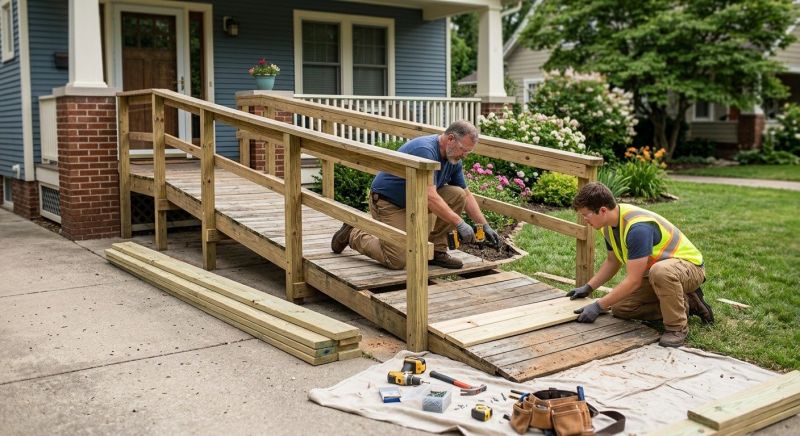 Handicap Ramp Repair in Conroe, TX
