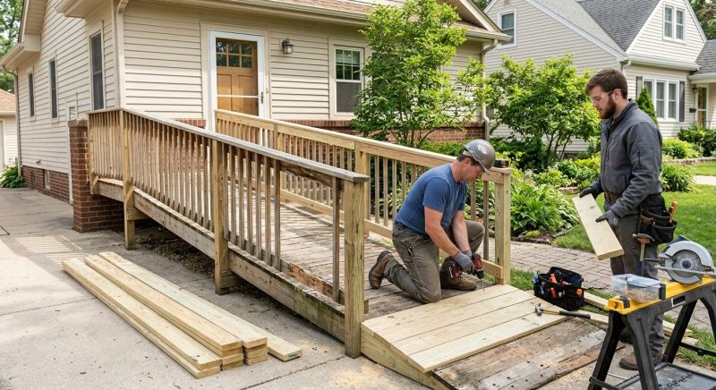 Handicap Ramp Repair in Conroe, TX
