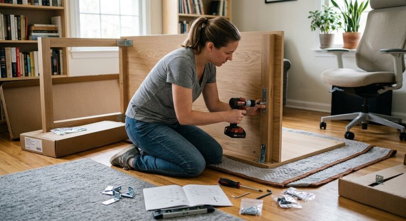 Office Desk Assembly in Kansas City, KS
