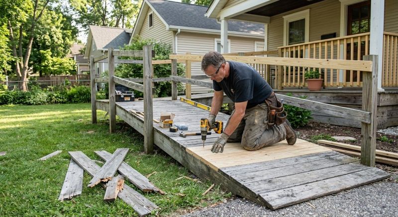 Wood Ramp Repair in Alpharetta, GA